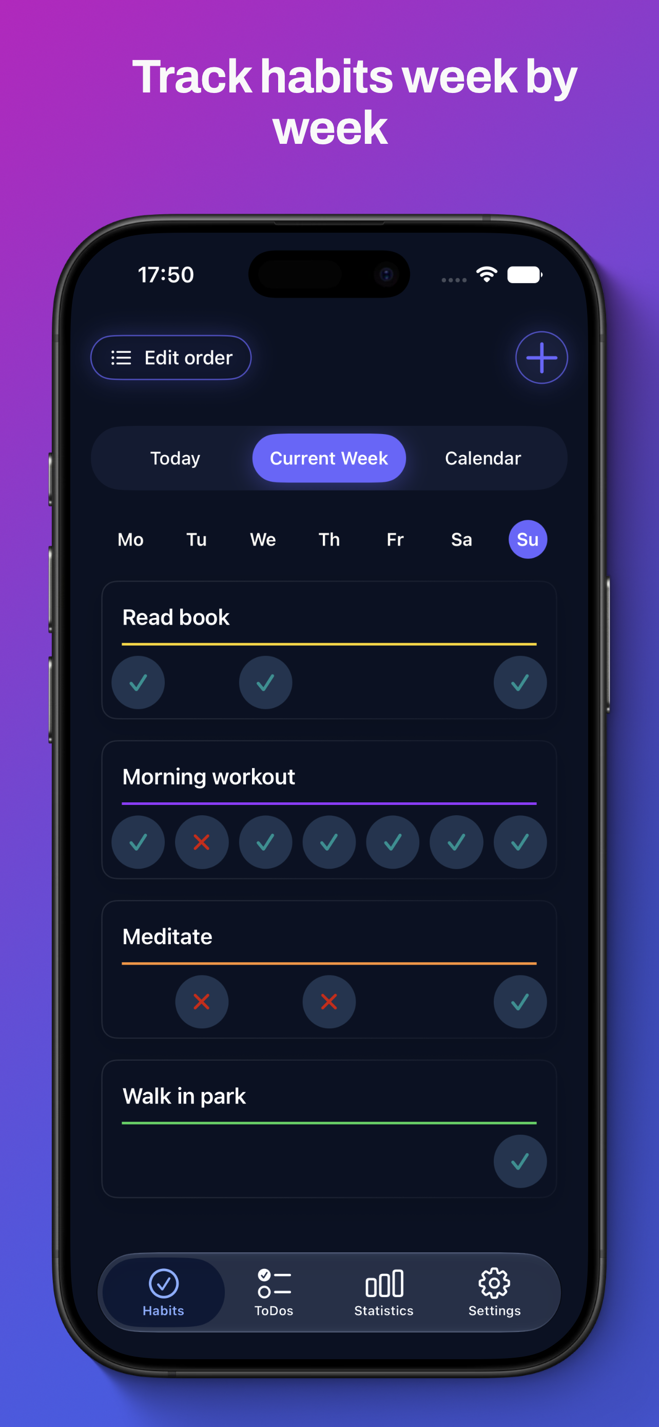 HabitsFlow streak tracking and analytics