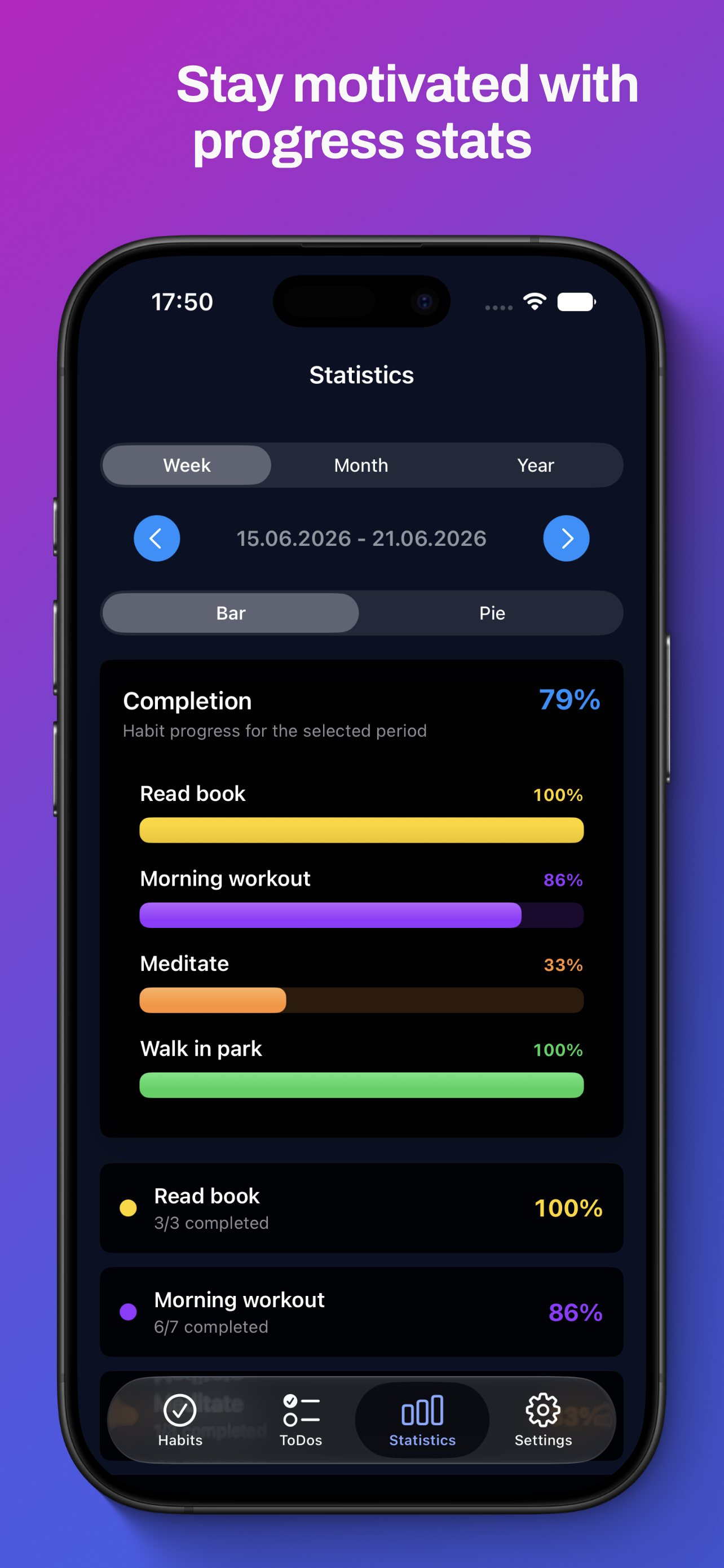 HabitsFlow custom reminders and preferences